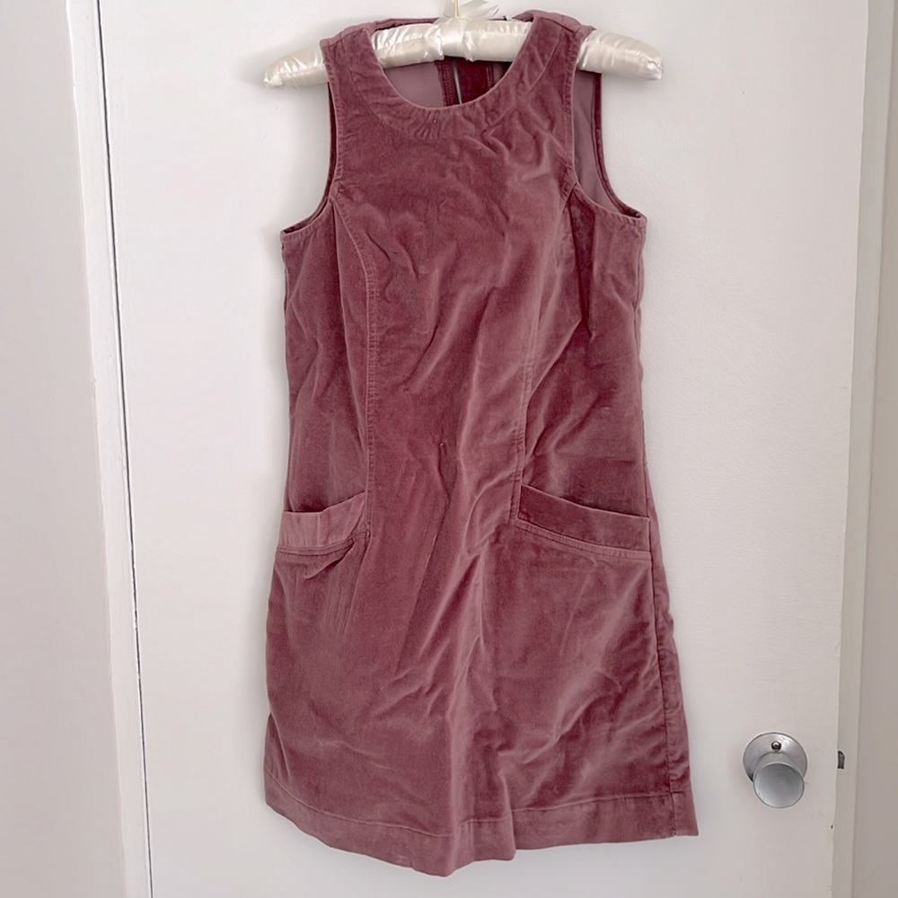 Marine layer velvet shift dress, unworn new with tags
